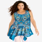 Handkerchief Hem Tunic Tank image number null