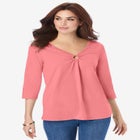 Ultimate Keyhole V Neck Tee image number null