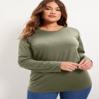 Long-Sleeve Crewneck One + Only Tee image number null