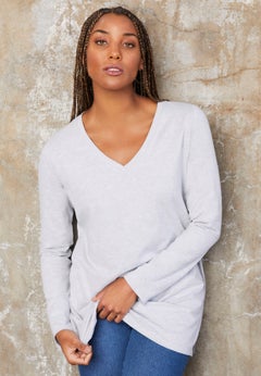 Long-Sleeve V-Neck One + Only Tunic