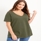 Short-Sleeve V-Neck One + Only Tunic image number null
