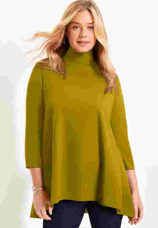 One+Only Mock-Neck Tunic image number 0