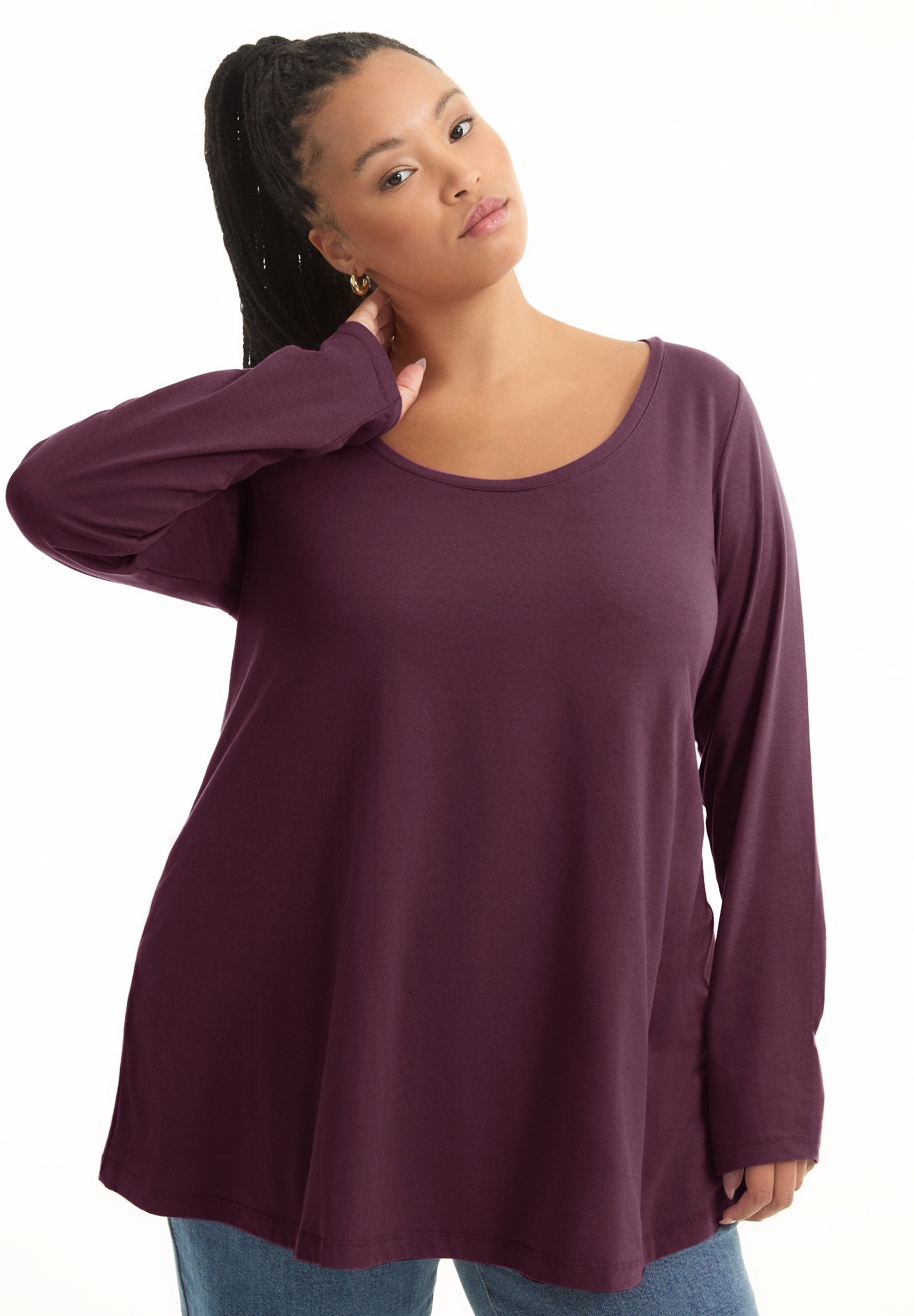 Long-Sleeve Swing One + Only Tee image number 0