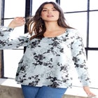 Long-Sleeve Swing One + Only Tee image number null