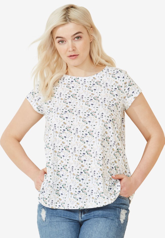 Trapeze Knit Tee image number 0