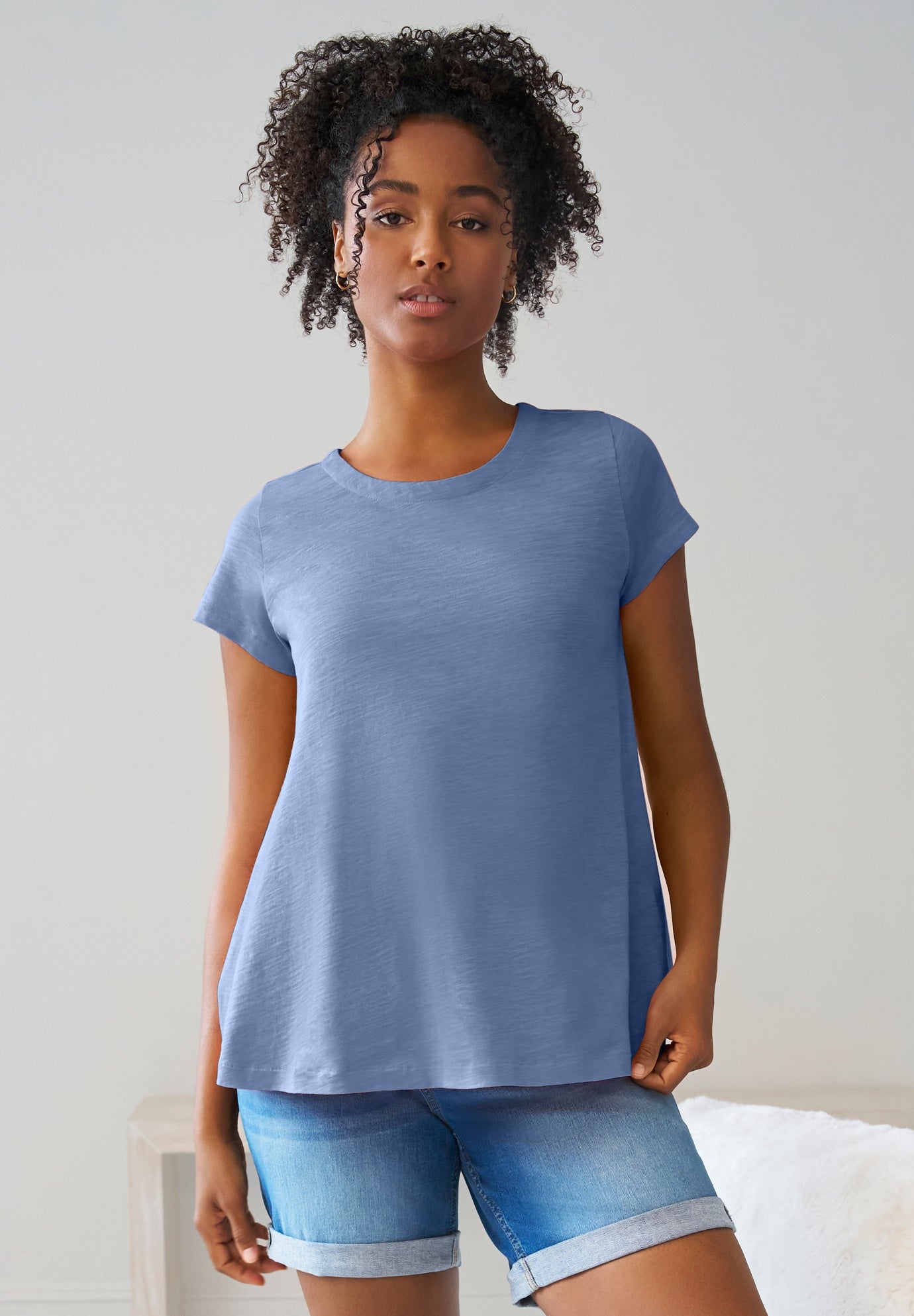 Trapeze Knit Tee image number 0
