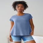 Trapeze Knit Tee image number null