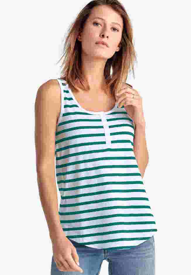 Knit Henley Tank image number 0