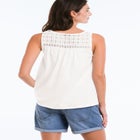 Crochet Lace Tank image number null