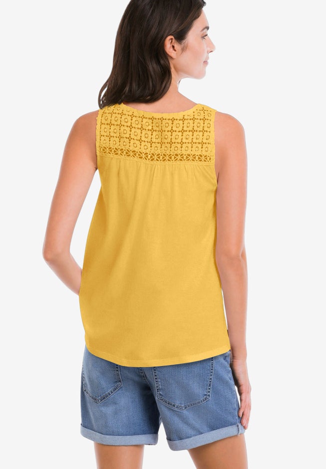 Crochet Lace Tank image number 1