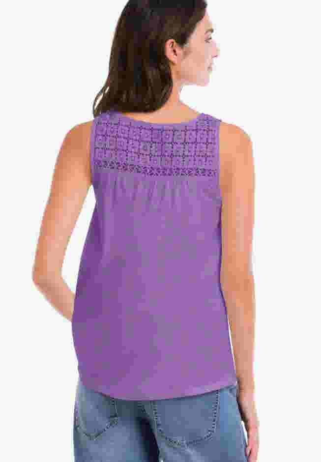 Crochet Lace Tank image number 1