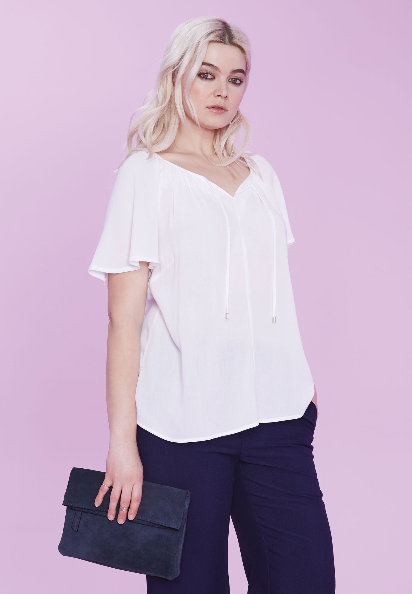 Flutter Sleeve Blouse image number 2