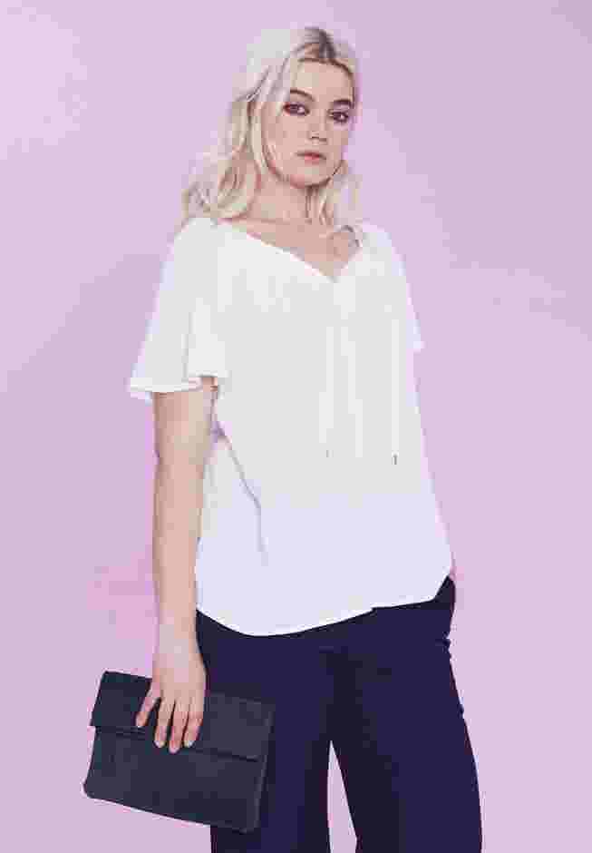 Flutter Sleeve Blouse image number 2