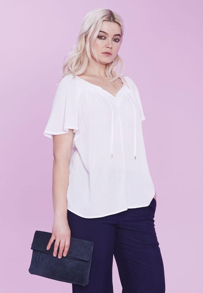 Flutter Sleeve Blouse image number 2