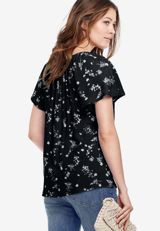 Flutter Sleeve Blouse image number 1