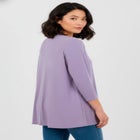 Banded V-neck Blouse image number null