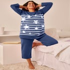 Avenue Body 2-Piece Set Sweatshirt Capri image number null