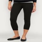 Knit Capri Leggings image number null