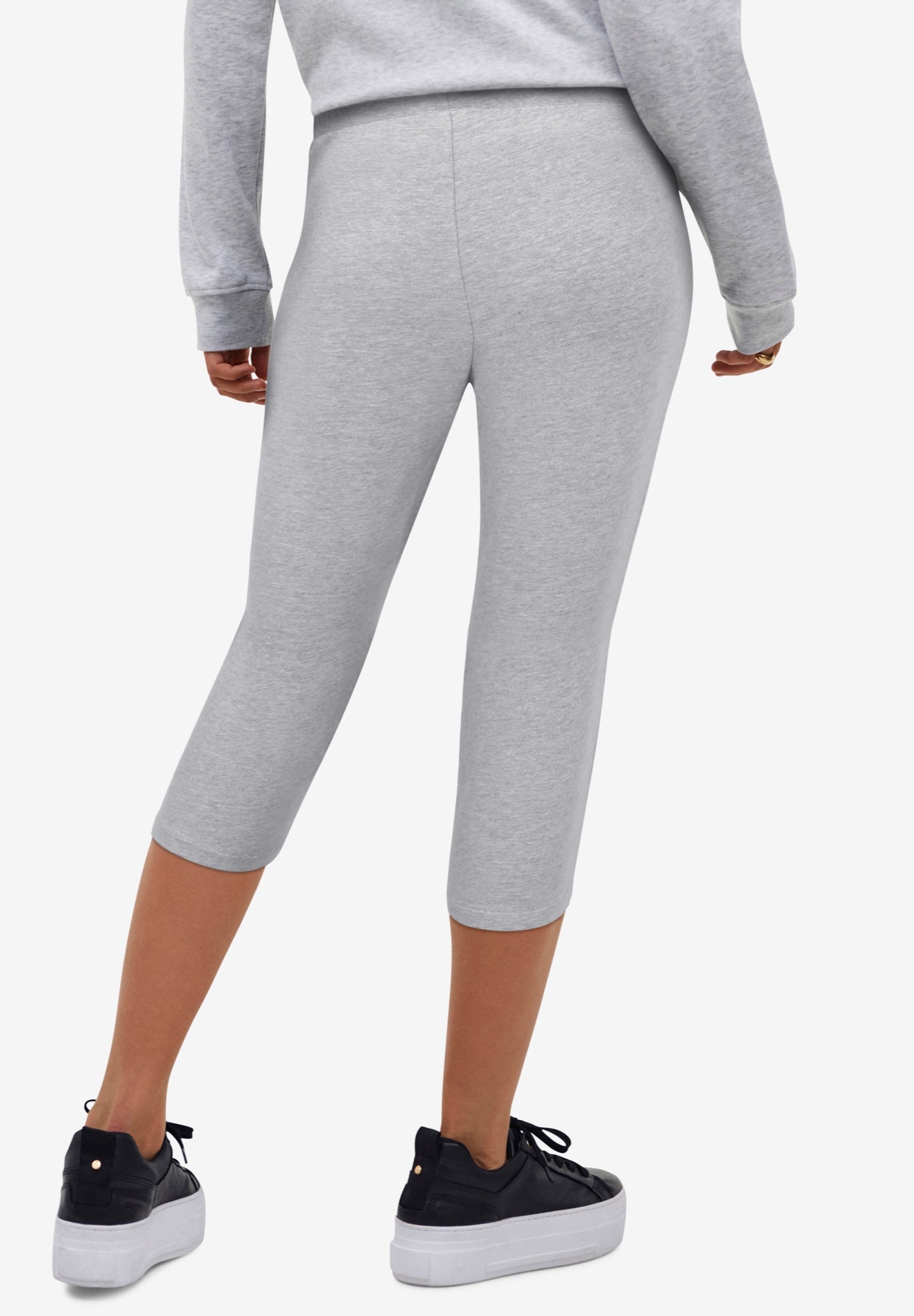 Knit Capri Leggings image number 1