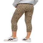 Cotton Spandex Capri Length Leggings image number null