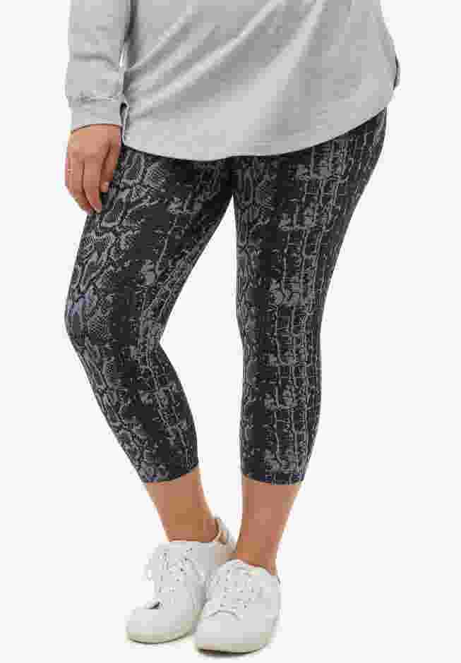 Knit Capri Leggings image number 0