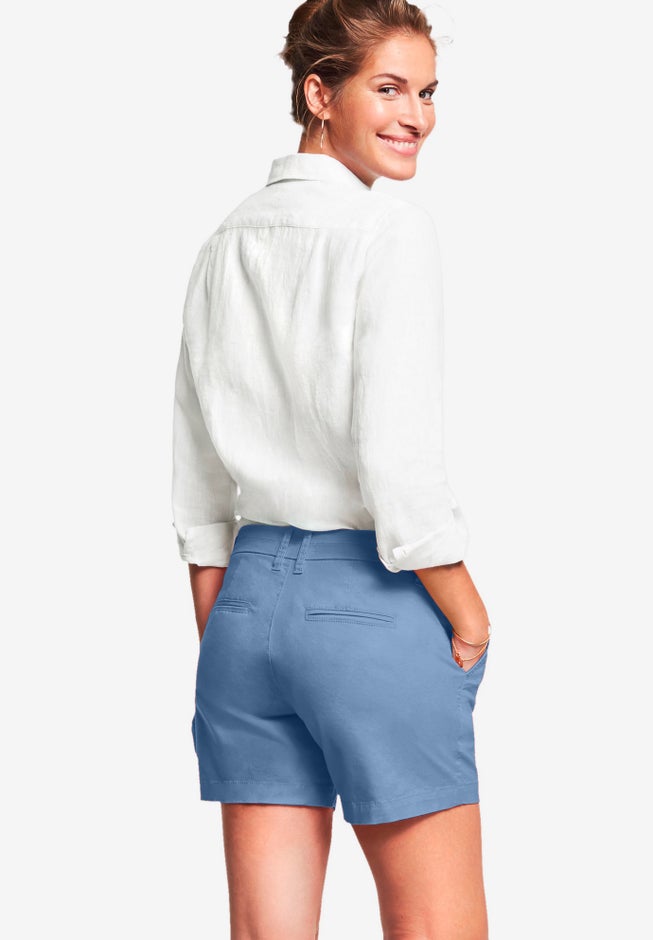 Stretch Chino Mid-rise Shorts image number 1