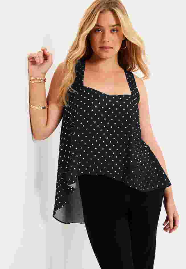 Tiered Georgette Cami image number 3