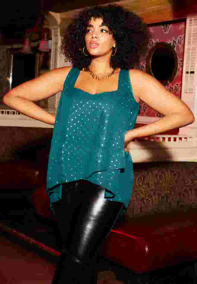 Tiered Georgette Cami image number 4
