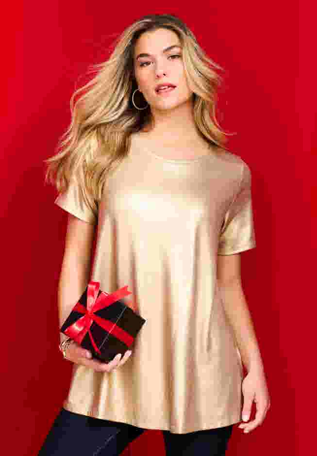 Metallic Swing Tee image number 0