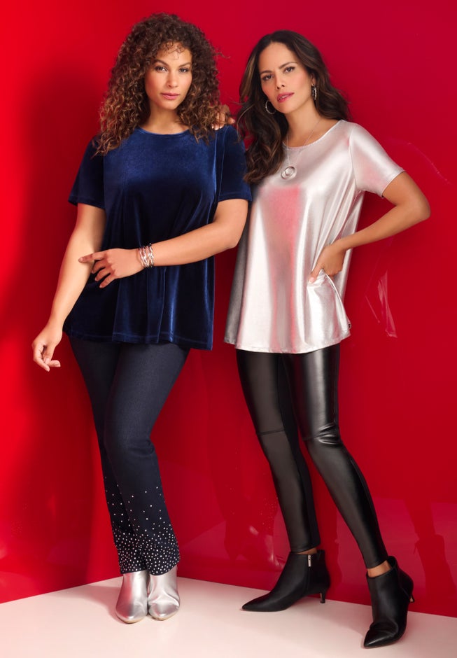 Metallic Swing Tee image number 5