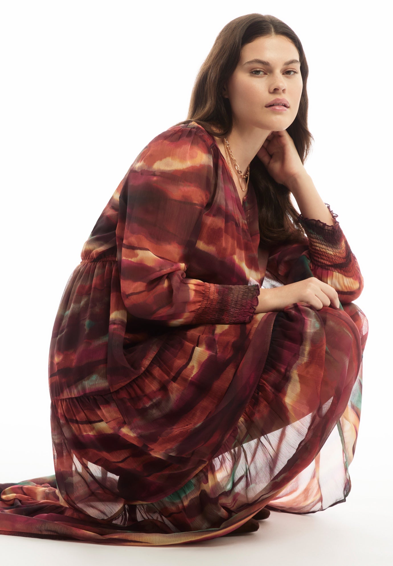 Tiered Maxi Dress image number 2