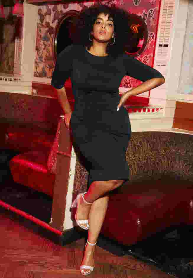 Ruched Detail Midi Dress image number 0