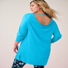 Draped Raglan Sleeve Top image number null