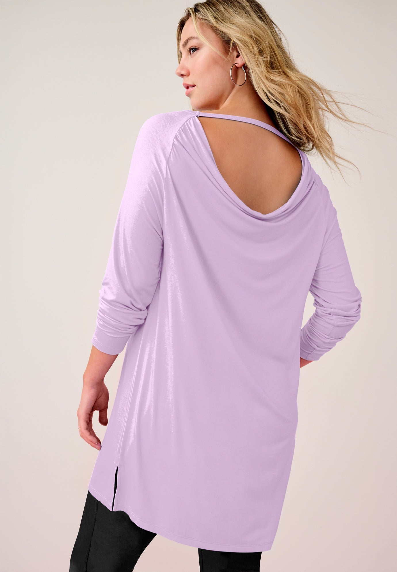 Draped Raglan Sleeve Top image number 0
