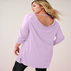 Draped Raglan Sleeve Top image number null