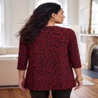 Twist-Front Trapeze Tunic image number 1