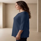 Crochet Trim Boatneck Tunic image number null
