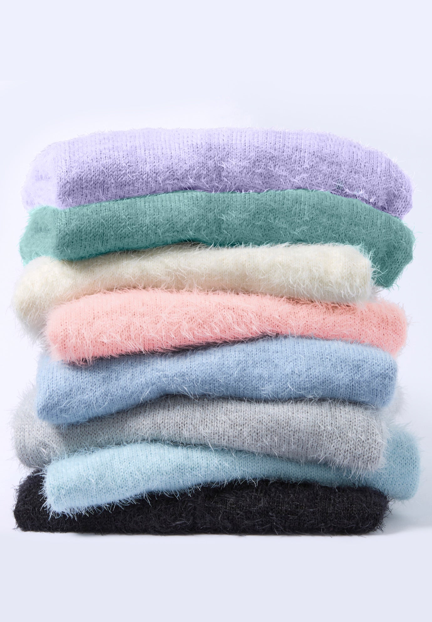 Eyelash Lace Neck Sweater image number 2