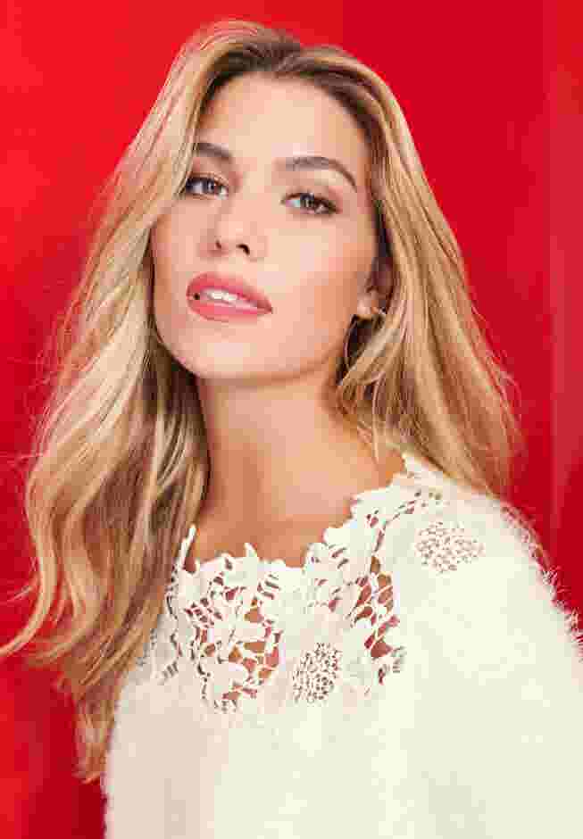 Eyelash Lace Neck Sweater image number 2