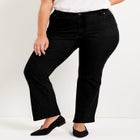 Curvie Fit Bootcut Jeans image number null