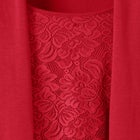 2-Fer Cardigan & Attached Lace Tunic image number null