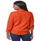 Cable Crewneck Sweater image number null