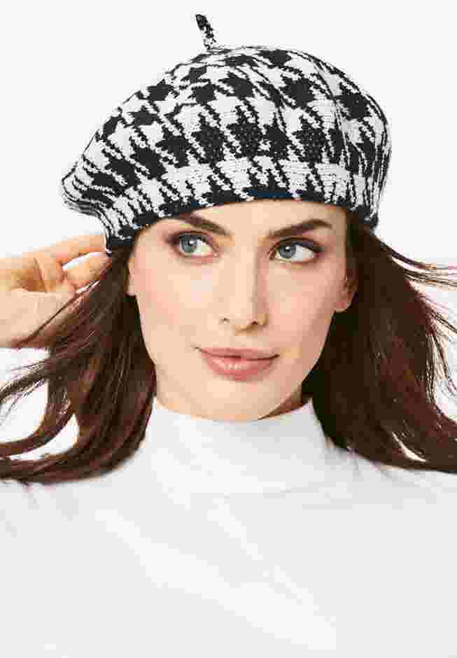 Houndstooth Beret image number 0