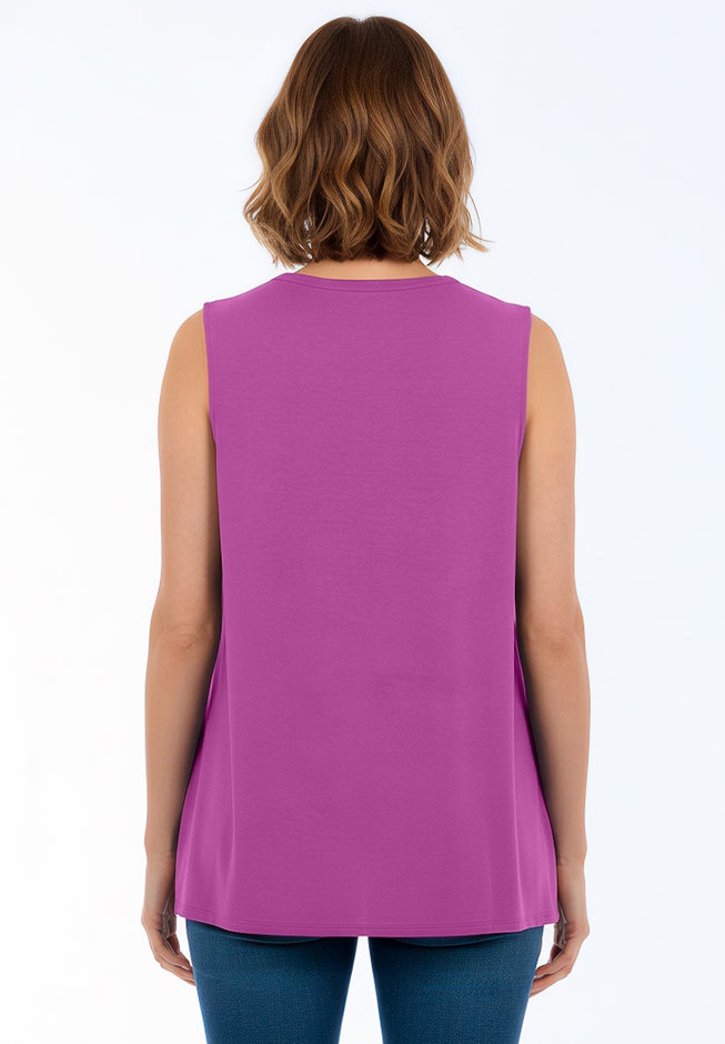 Sleeveless Cutout Knit Tunic image number 2