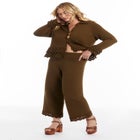 Ruffle Detail Sweater Pant image number null