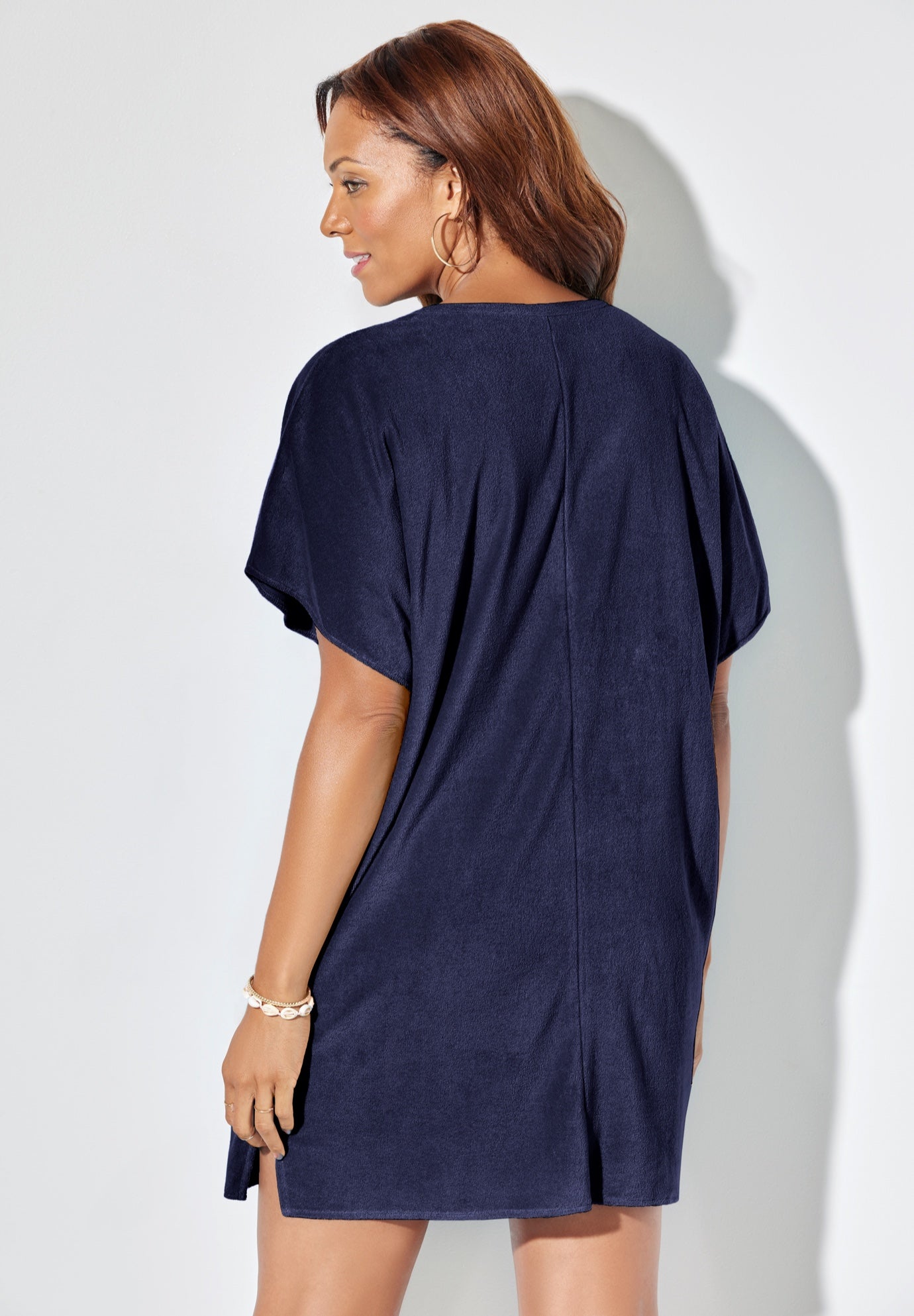 French Terry Lightweight Cover Up Tunic image number 1