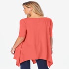 Ultimate Square Neck Handkerchief Hem Tunic image number null