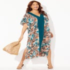 V-neck Tunic Cover-Up Dress image number null