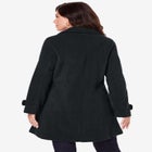 Plus Size Button Up Fleece Jacket image number null