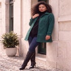 Plus Size Button Up Fleece Jacket image number 0